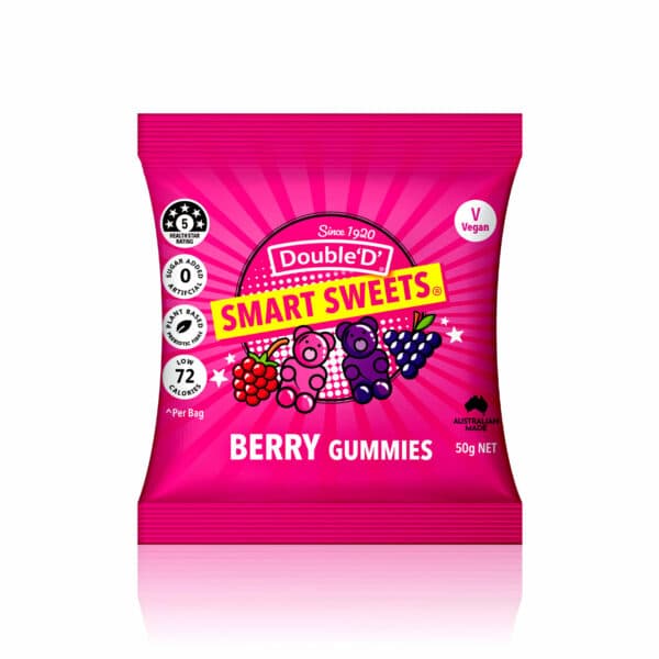 Double D Smart Sweets Berry Gummies 50g 01 Front