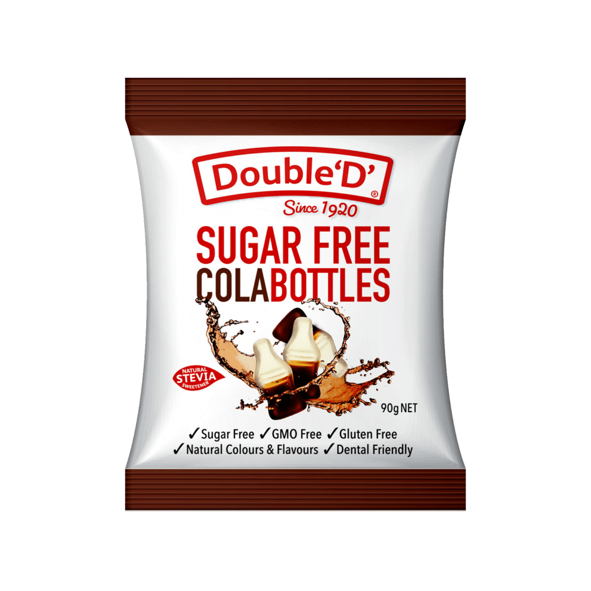 Product Double D Sugar Free Cola Bottles 90g