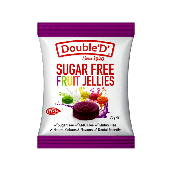 Product Double D Sugar Free Fruit Jellies 70g