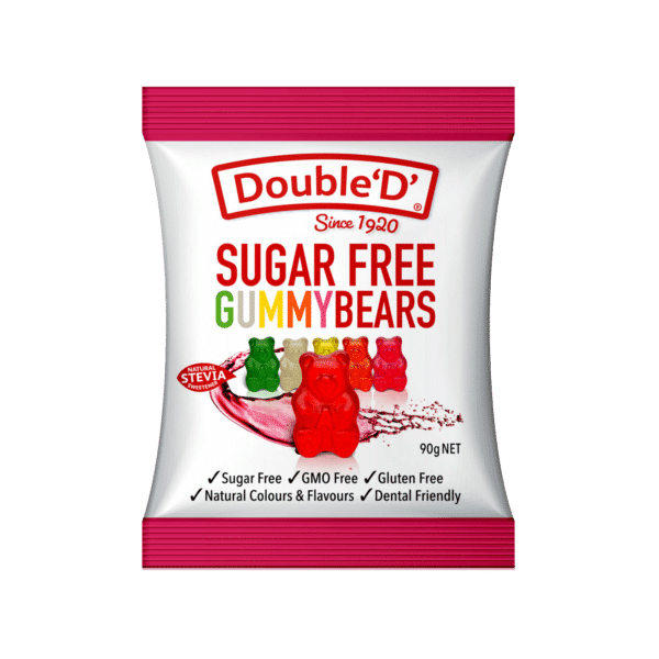 Product Double D Sugar Free Gummy Bears 90g