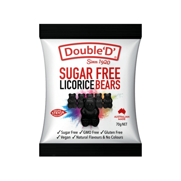 Product Double D Sugar Free Licorice Bears